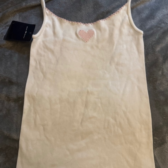 Brandy Melville pink heart singlet - Picture 1 of 1